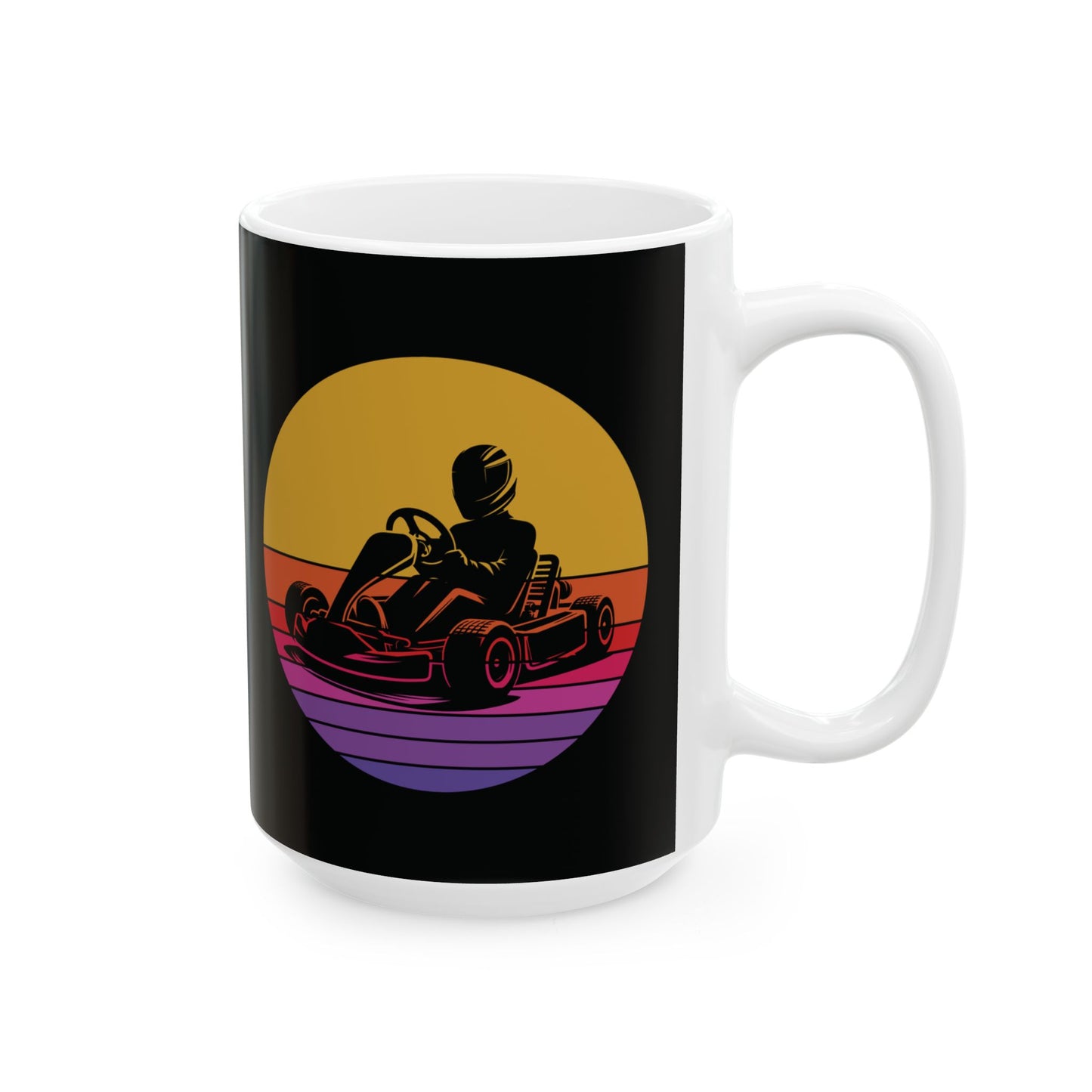 Go Kart Racing Mug - For Karting Lovers & Track Enthusiasts
