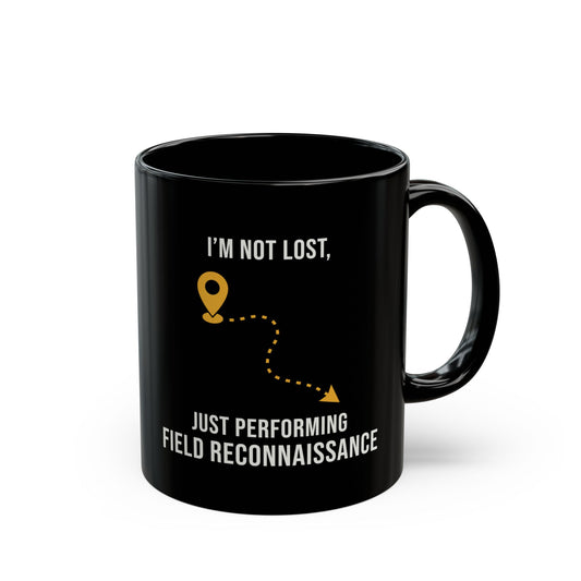 Field Reconnaissance Mug - Funny GIS Coffee Cup for Surveyors & Geographers