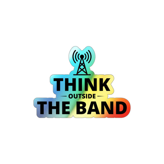 Amateur Ham Radio Operator Stickers Holographic Vinyl Decal - Creative Operators & Band Innovation