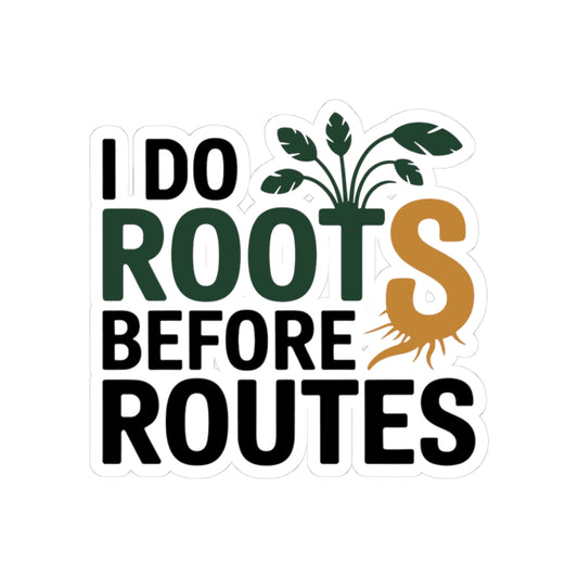 Root Healing Decal - Foundational Health Vinyl Sticker for Naturopathic Doctors, Cause-Focused Healers