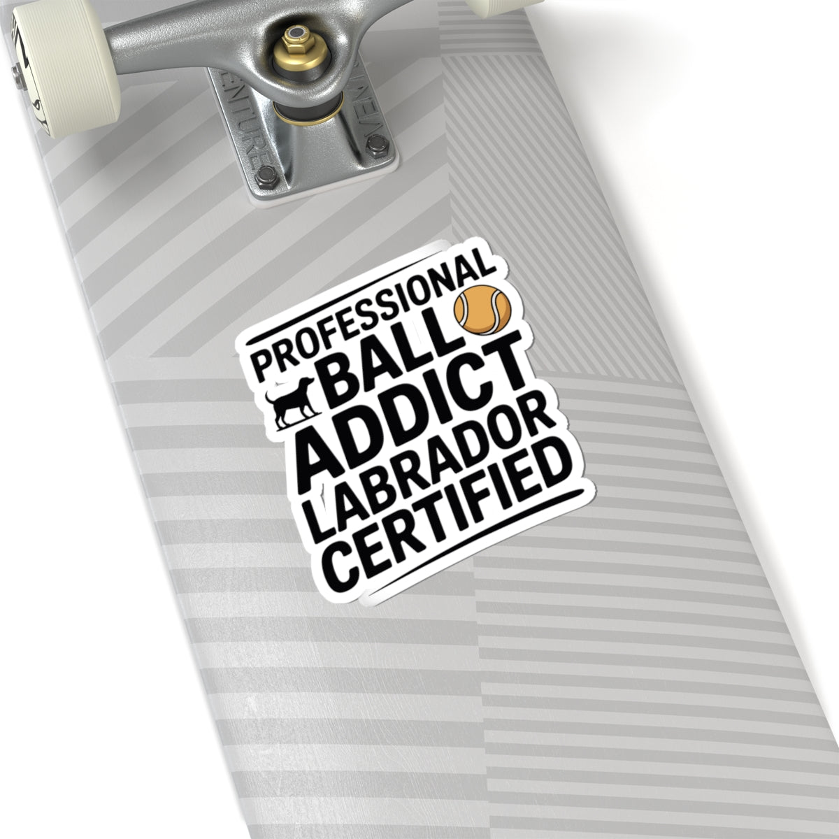 Funny Labrador Dog Sticker - Professional Ball Addict Vinyl Decal for Pet Owners Dog Lovers Trainers