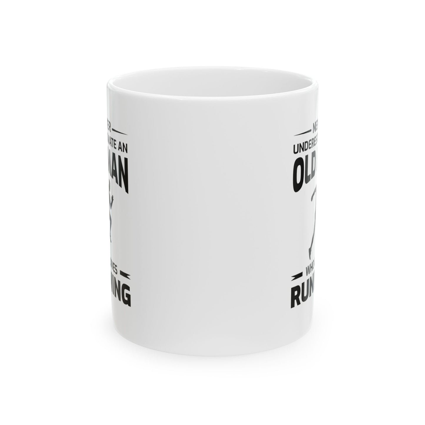 Laufbecher - Läufergeschenk, Senior Runner, Lustiges Laufzitat