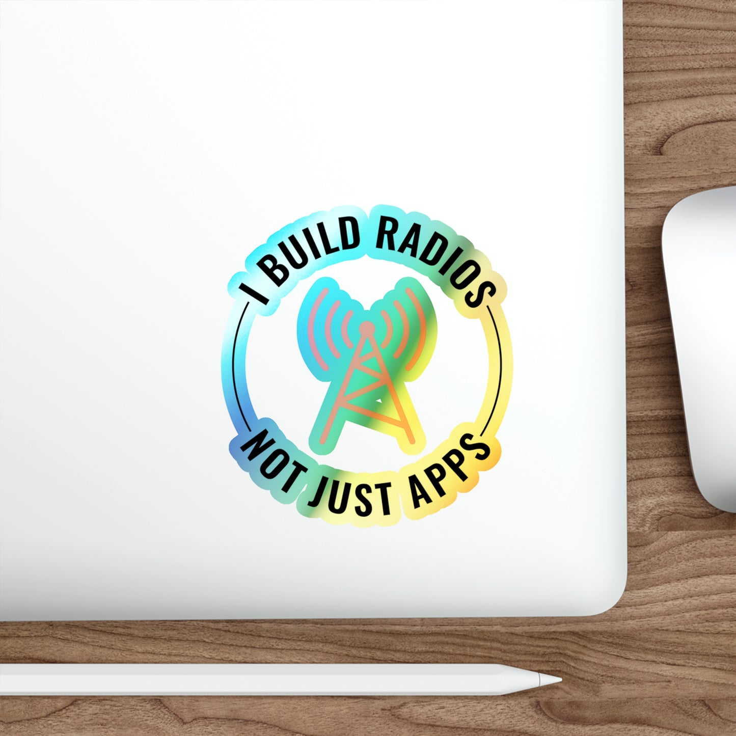 Ham Radio Morse Code Sticker - DXing Holographic Decal
