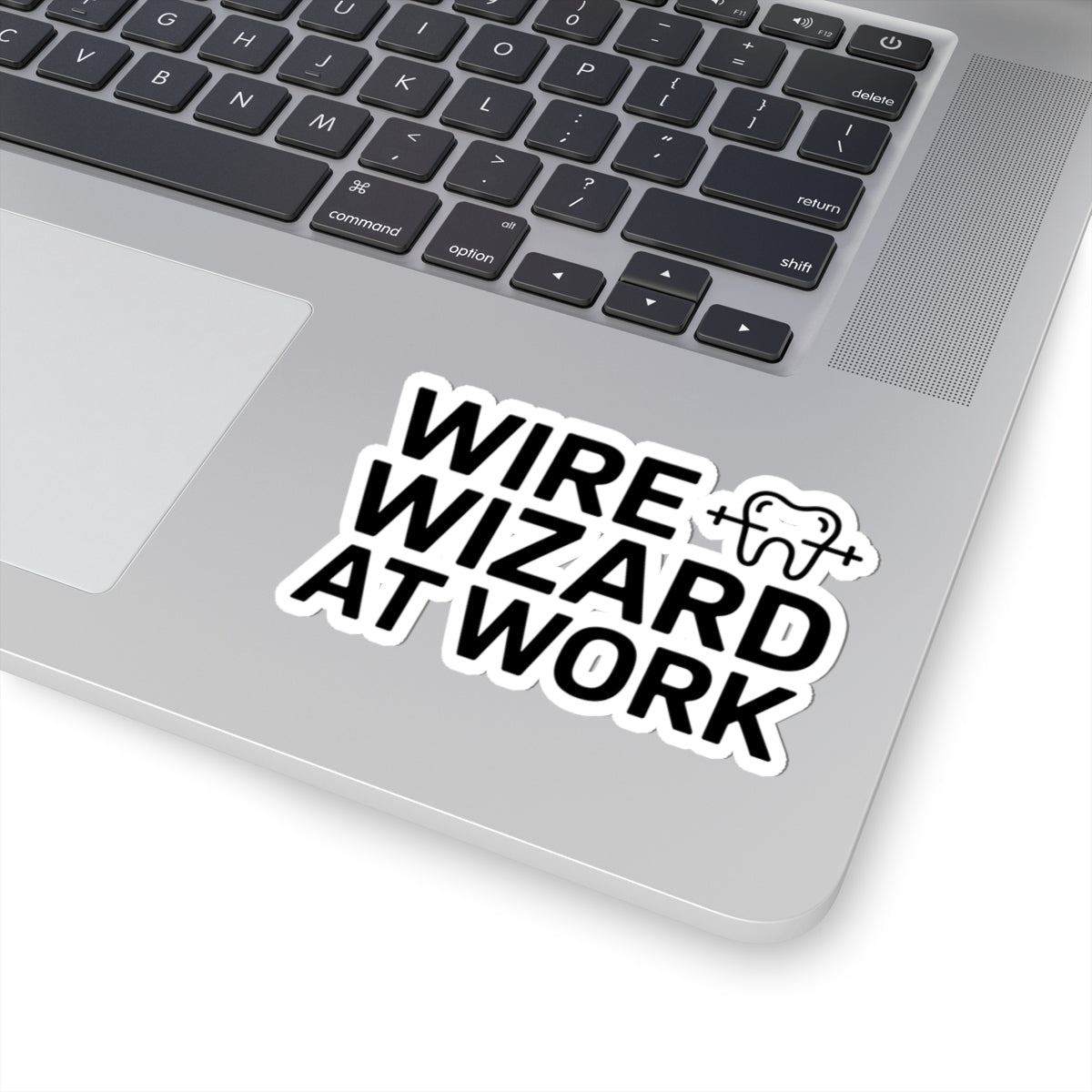Wire Wizard Sticker - Orthodontist Appreciation Vinyl Decal for Braces Patients