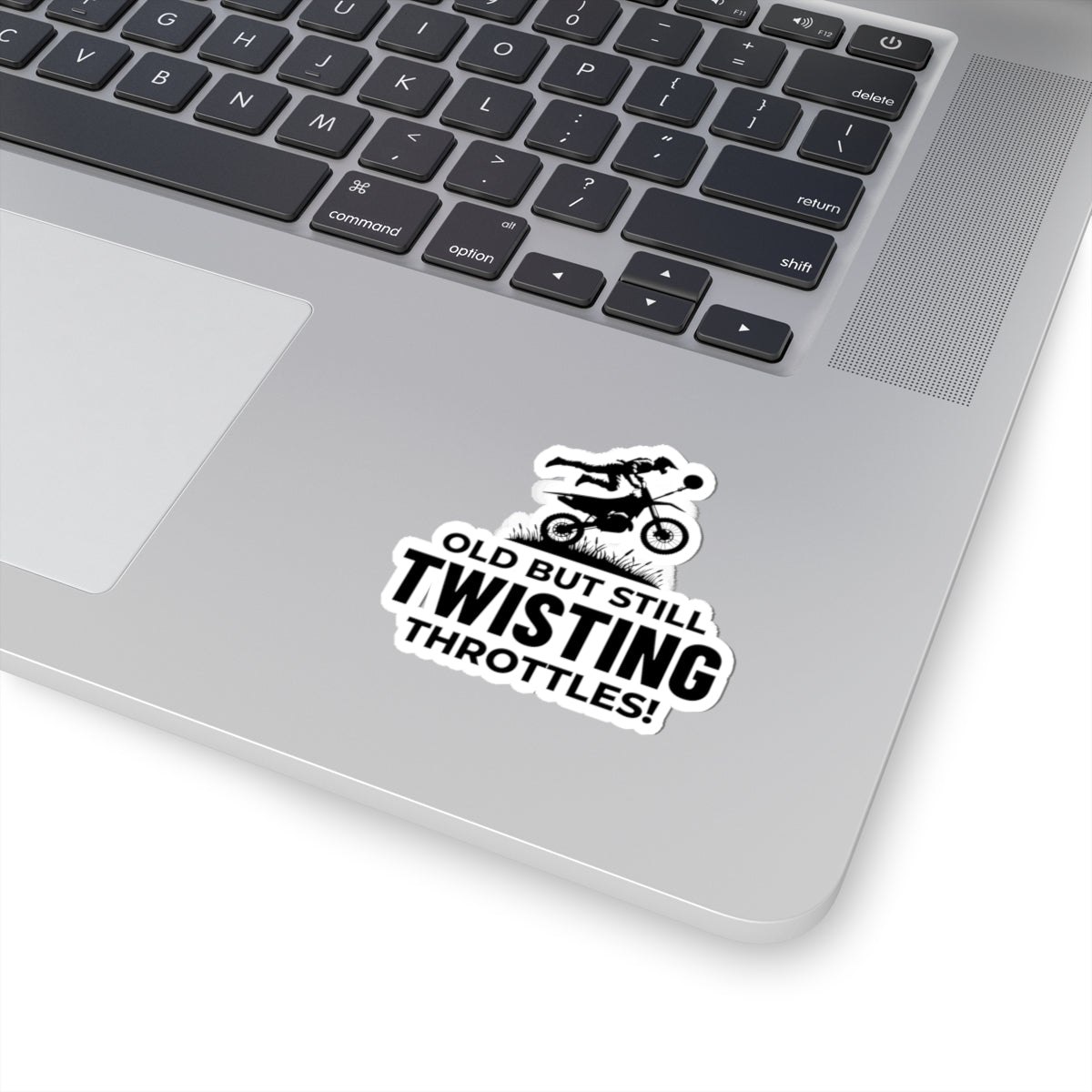 Motocross Grandpa Sticker Vinyl Dirt Bike Racing Off-Road Motorcycle Decal for Vintage Riders