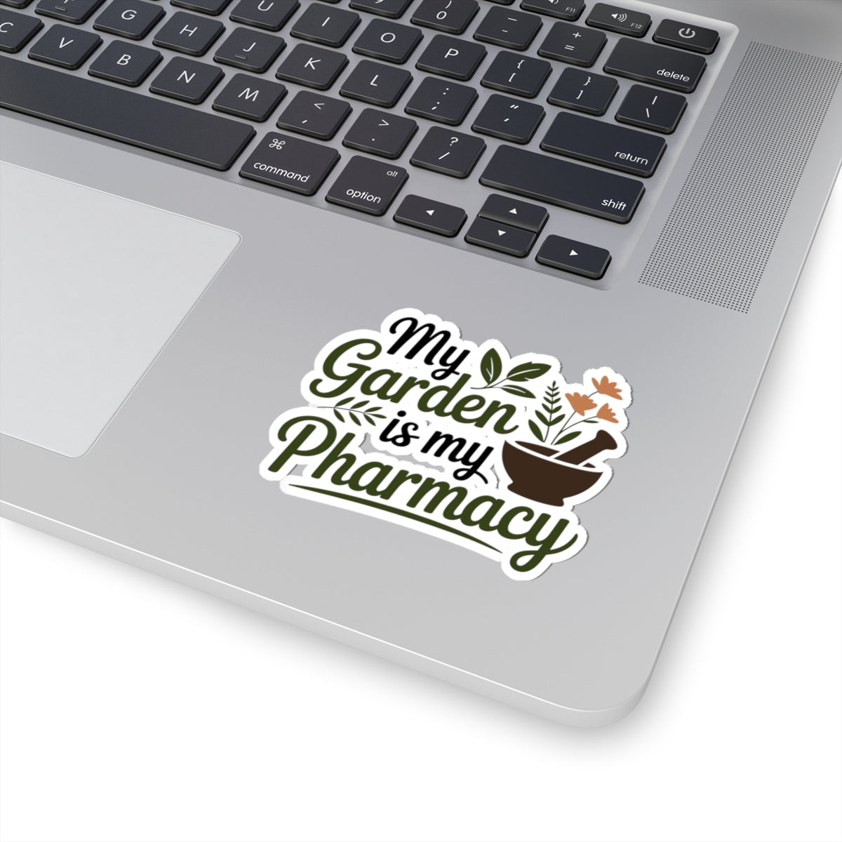 Living Pharmacy Decal - Homegrown Wellness Vinyl Sticker for Herbalists, Garden Healers