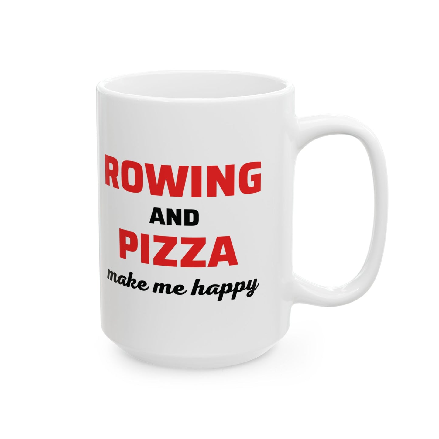 Rowing Mug Post Practice Athlete Recovery Pizza Foodie