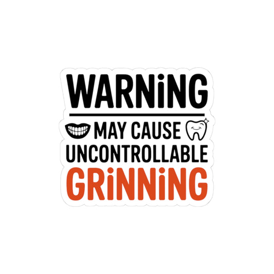 Smile Effect Sticker - Prosthetic Artistry Vinyl Decal for Cosmetic Dental Technicians