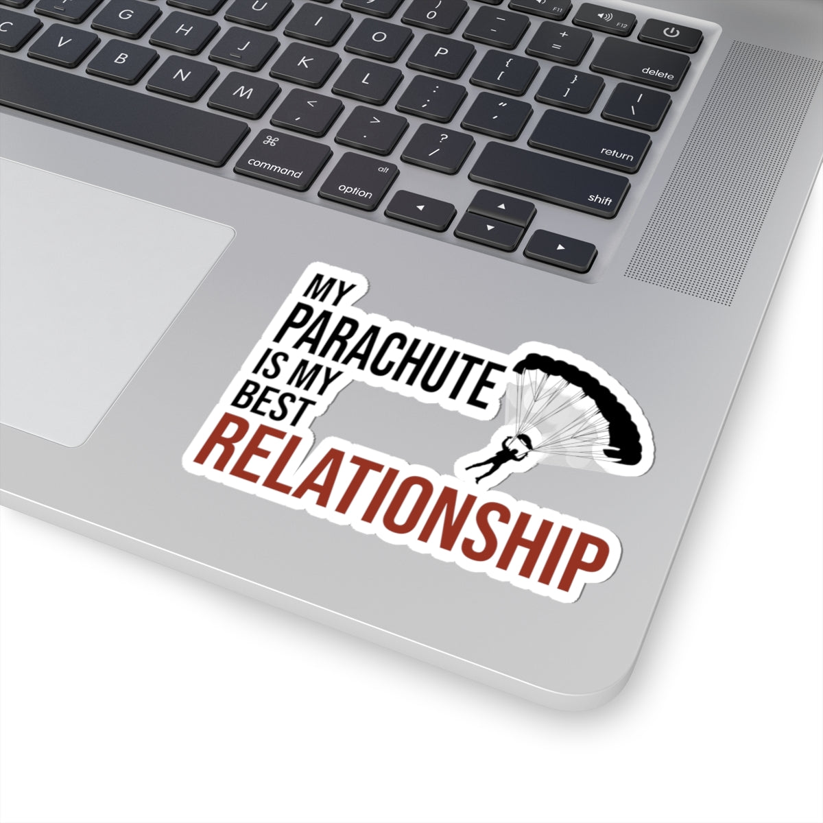 Base Jumping Sticker for Car Laptop – Sarcastic Gear Decal for Extreme Athletes Skydivers Adrenaline Junkies