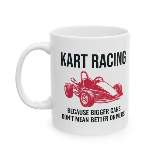 Go Kart Racing Mug For Speed Enthusiasts Karting Fans Driver Gift