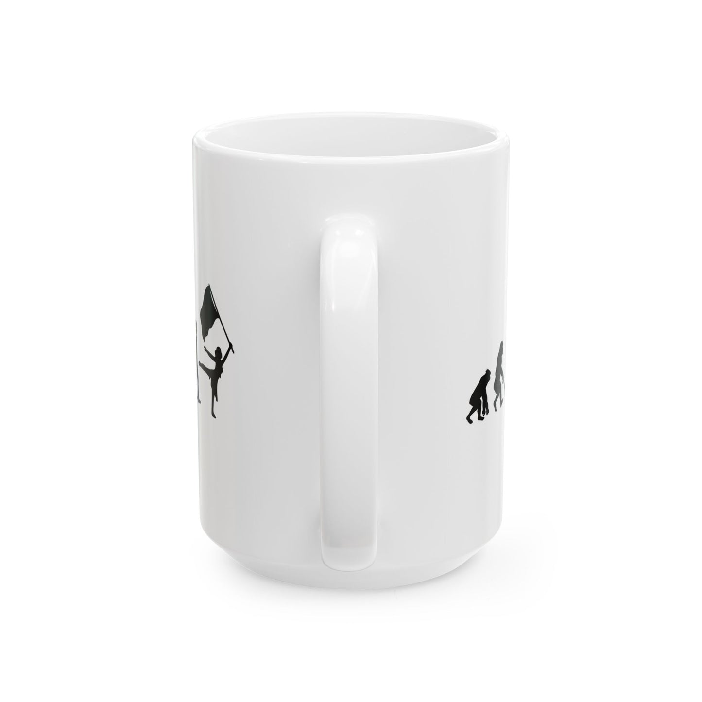 Color Guard Mug - Funny Evolution Design for Fans & Performers