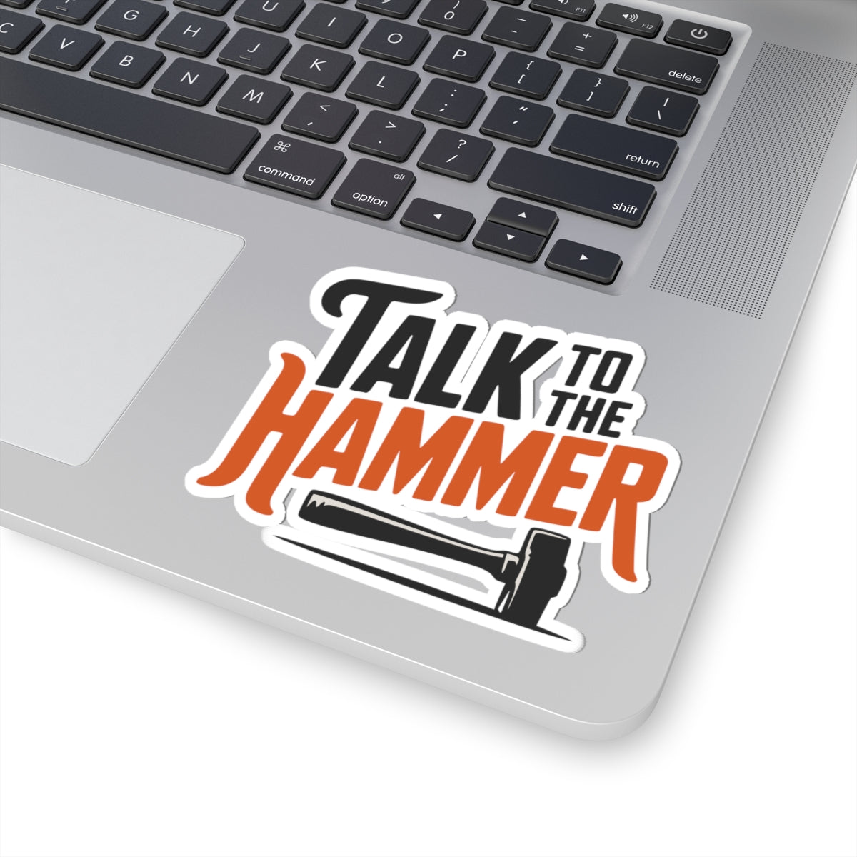 Blacksmith Hammer Sticker – Funny Forging Quote Decal for Metalworkers Bladesmiths