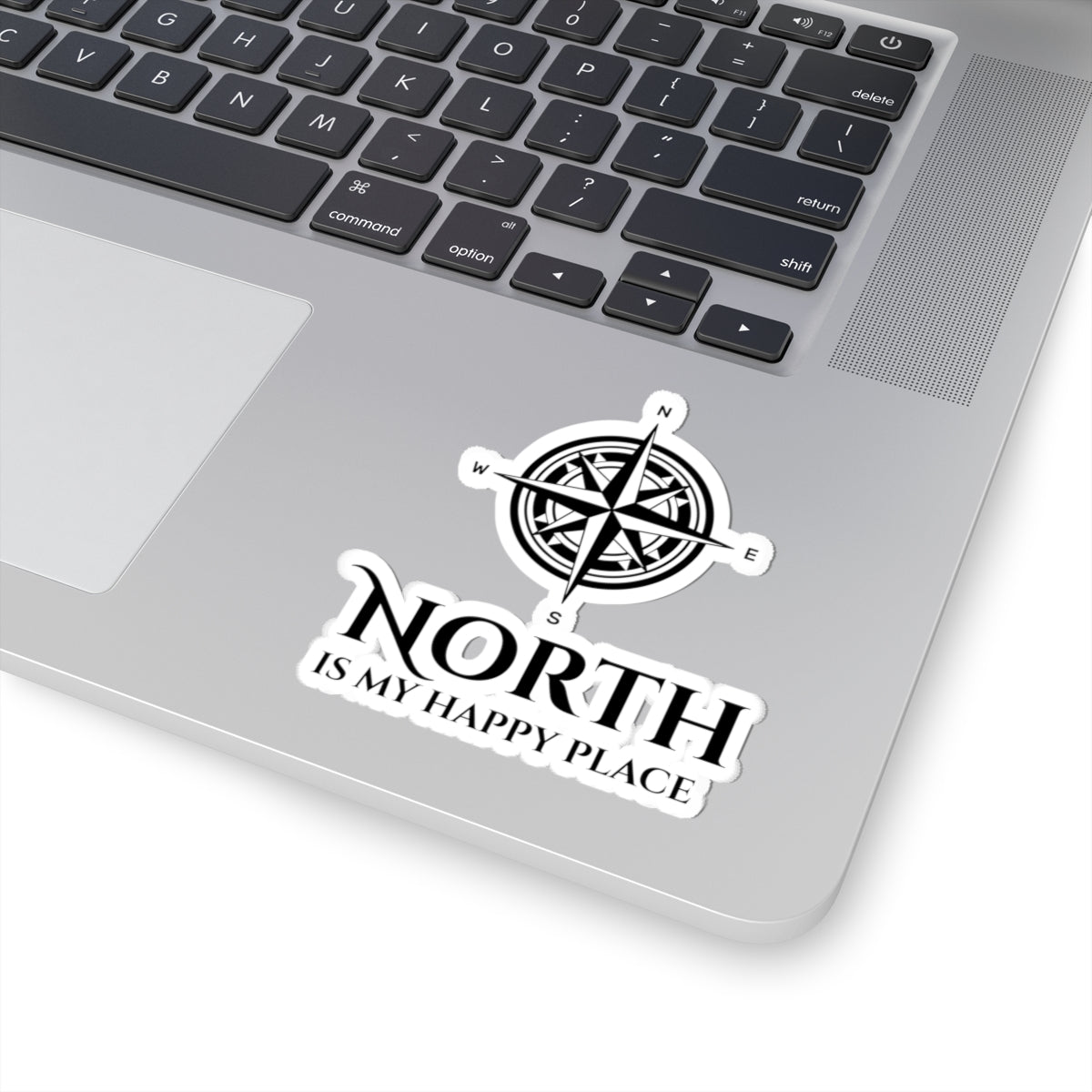 True North Sticker - Geographer's Compass Vinyl Decal for Mapping Professionals