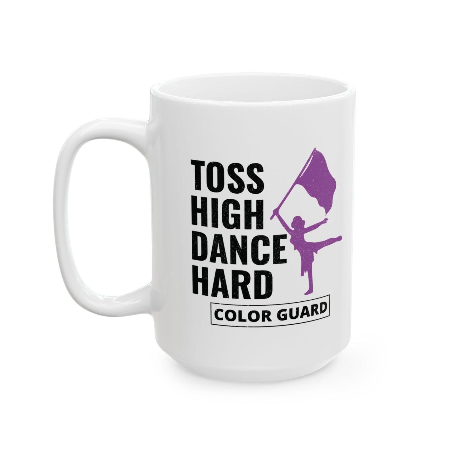 Color Guard Mug - Toss Dance Design for Performers & Enthusiasts