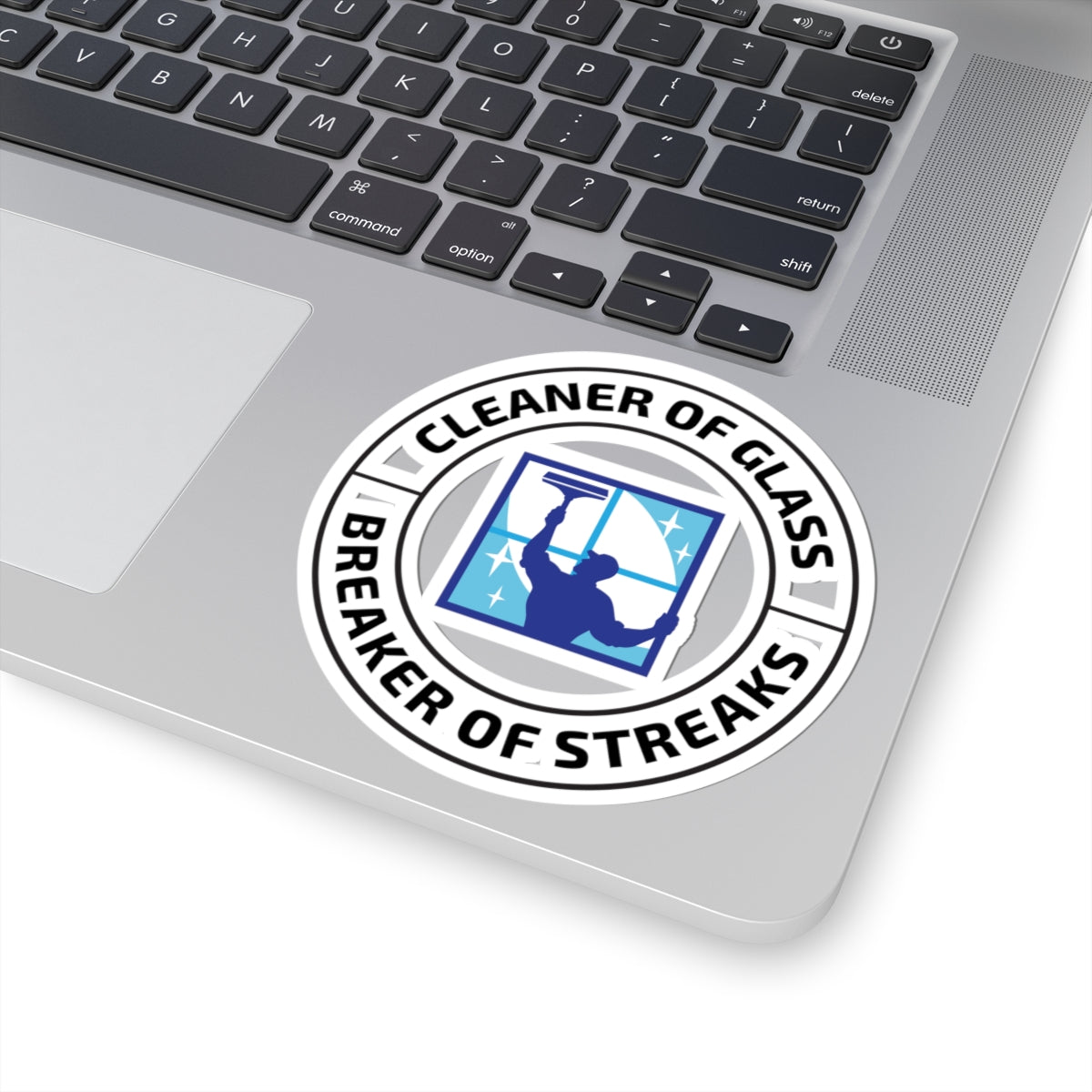 Window Cleaner Sticker - Glass Cleaner Vinyl Decal for Professionals & Technicians