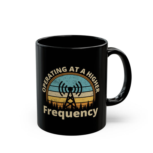 Amateur Ham Radio Operator Mug - Frequency Focus for RF Engineers & Hams 11 oz
