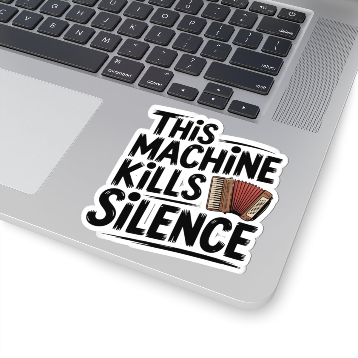 Accordion Sticker – Folk Parody Decal for Squeezebox Players, Polka Band Members, Folk Musicians, Music Lovers