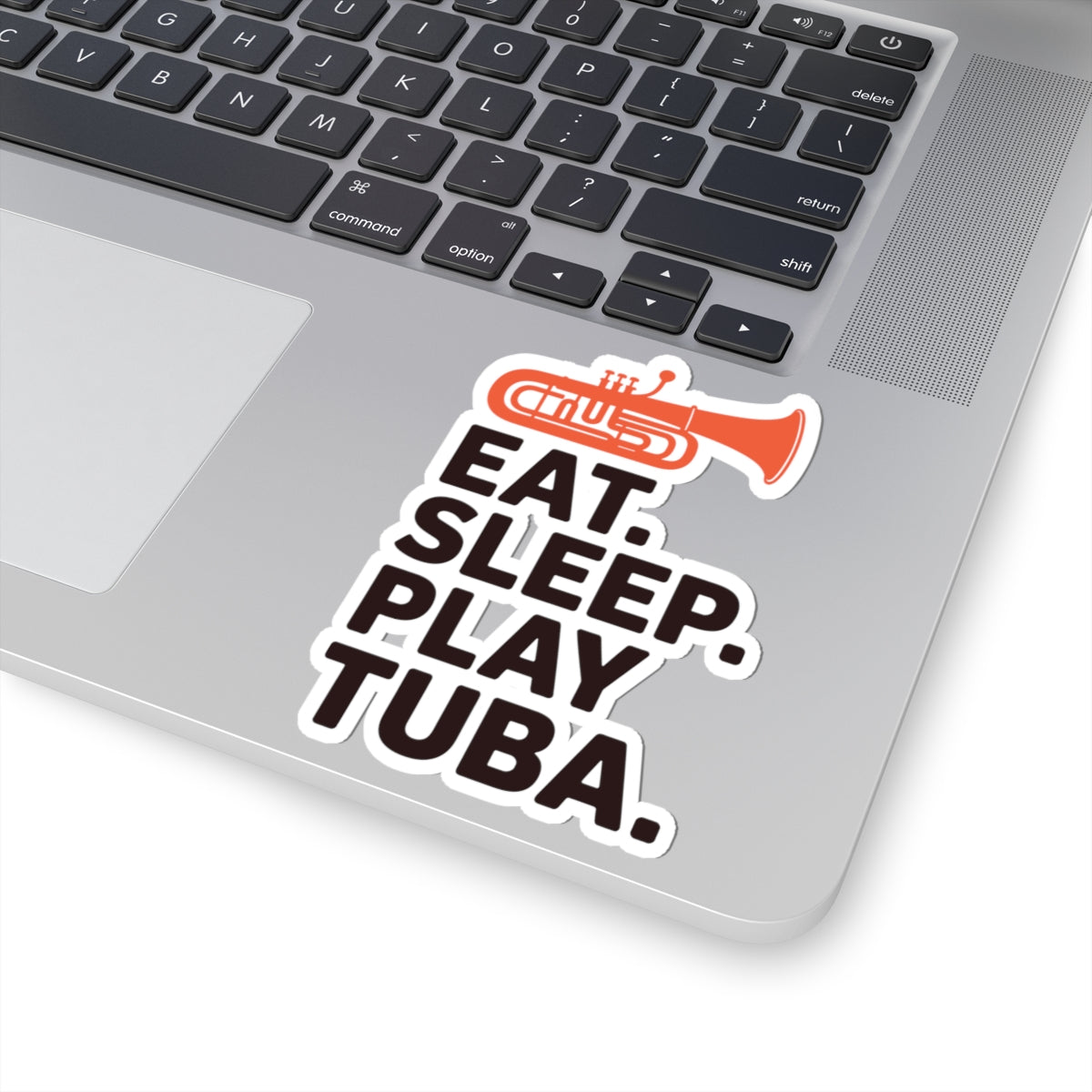 Tuba Lifestyle Sticker - Eat Sleep Play Tuba Vinyl Decal for Musicians