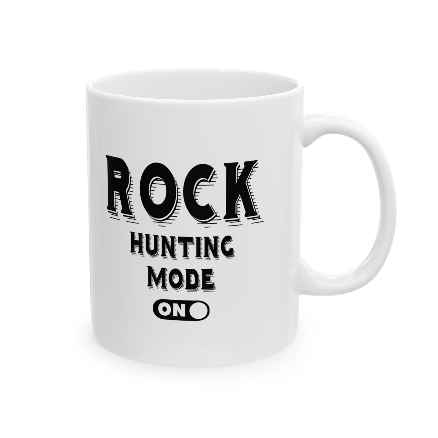 Geologist Mug - Funny Rock Enthusiast Gift - "ON/OFF Rock Mode" Coffee Mug