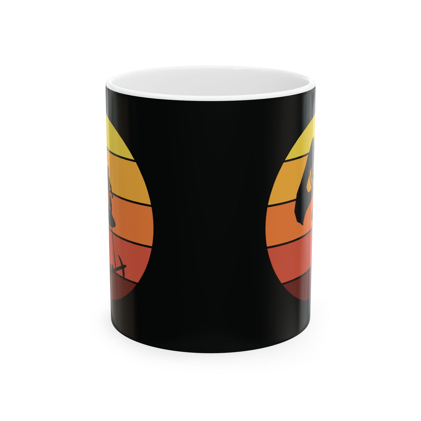 Wing Foiling Sunset Mug - Retro-Inspired Design for Watersports Enthusiasts