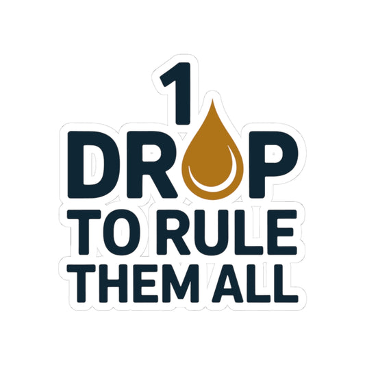 Homeopathy Power Sticker - One Drop Dominance Vinyl Decal for Homeopaths, Natural Medicine Masters