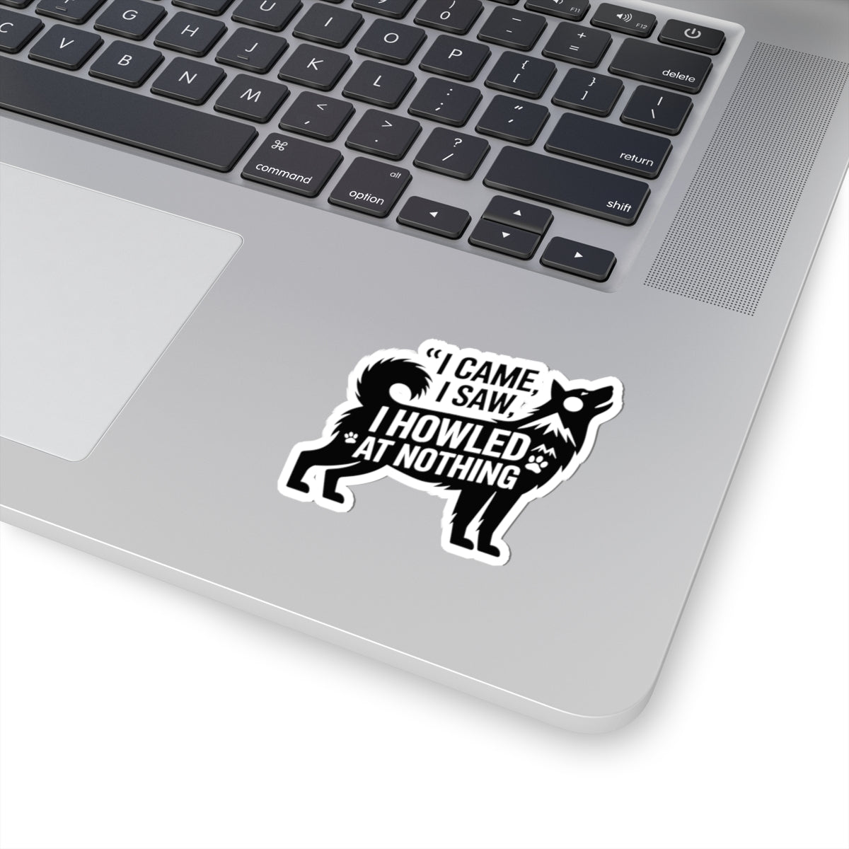 Howling Husky Sticker - Funny Vinyl Decal for Siberian Dog Lovers & Owners