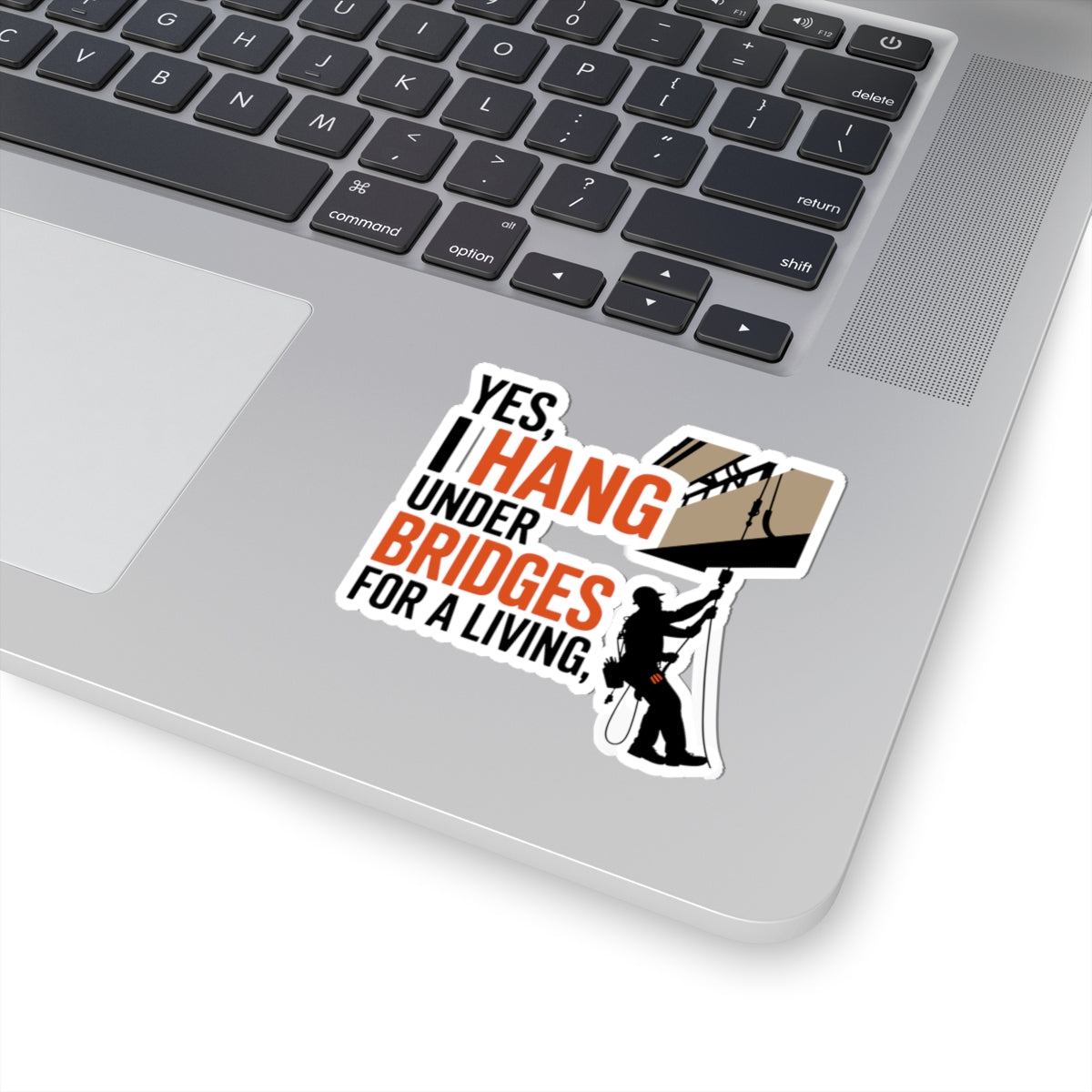 Bridge Inspector Sticker - Hang Under Vinyl Decal for Engineers & Techs