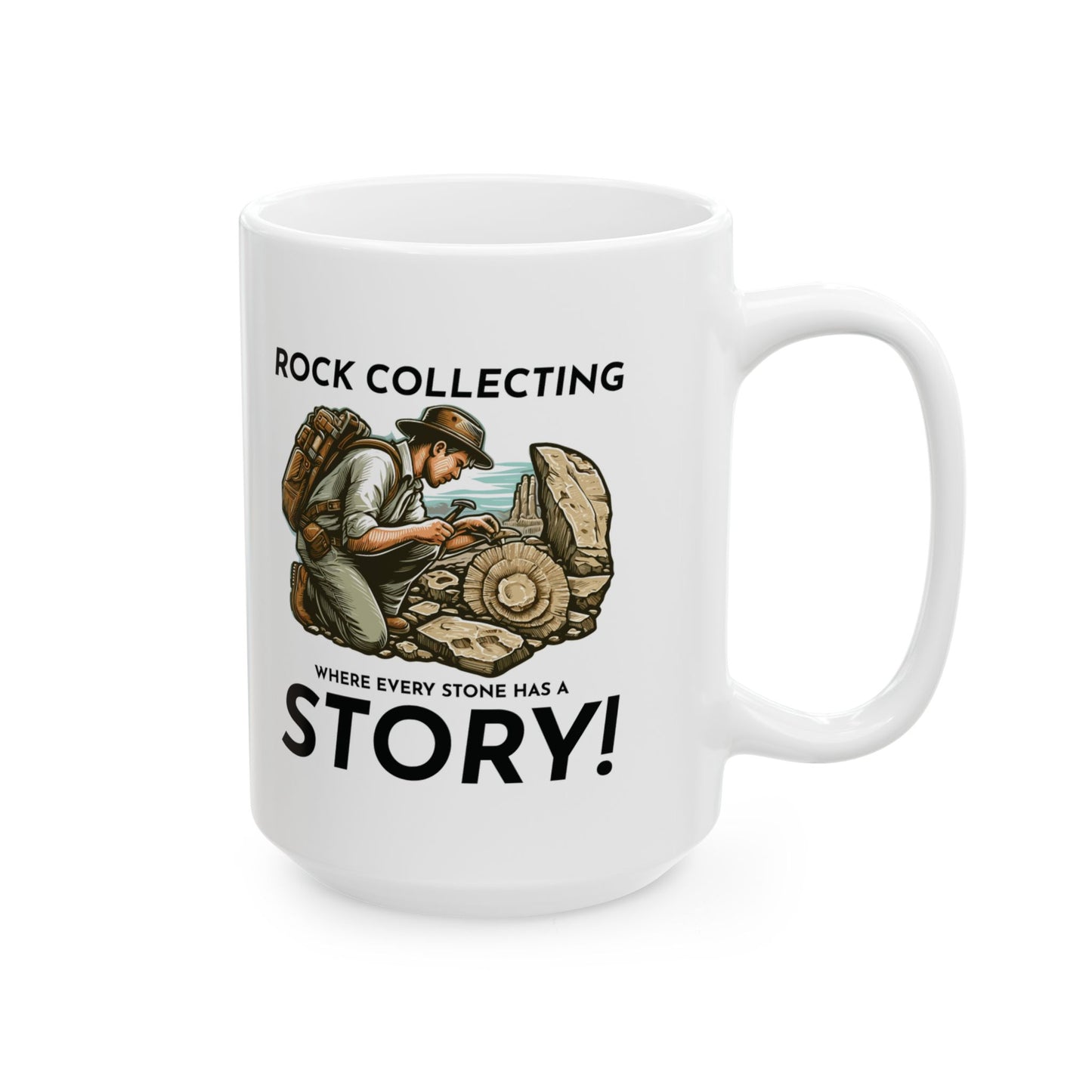 Geologist Mug for Rock Lovers - Stone Stories