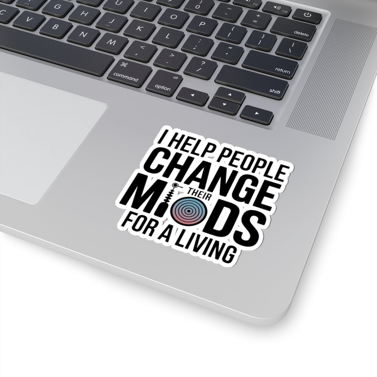 Hypnotist Mission Sticker - Mind Change Specialist Vinyl Decal for Hypnotists, Transformation Therapists