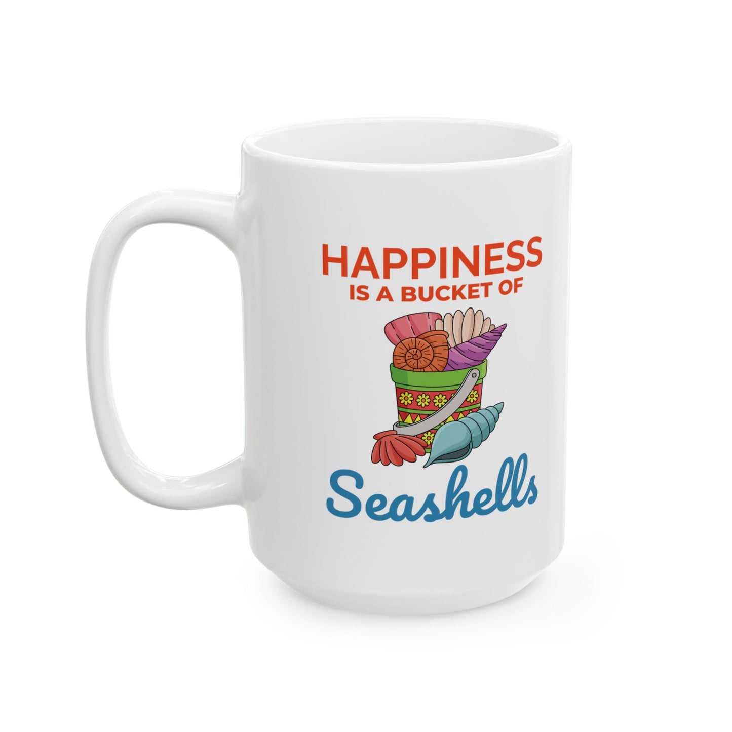 Seashells Collector Mug, Beach Treasure, Ocean Lover