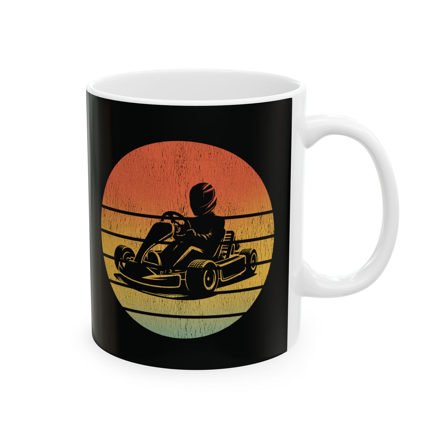 Go Kart Racing Mug - For Racing Enthusiasts & Karting Fans