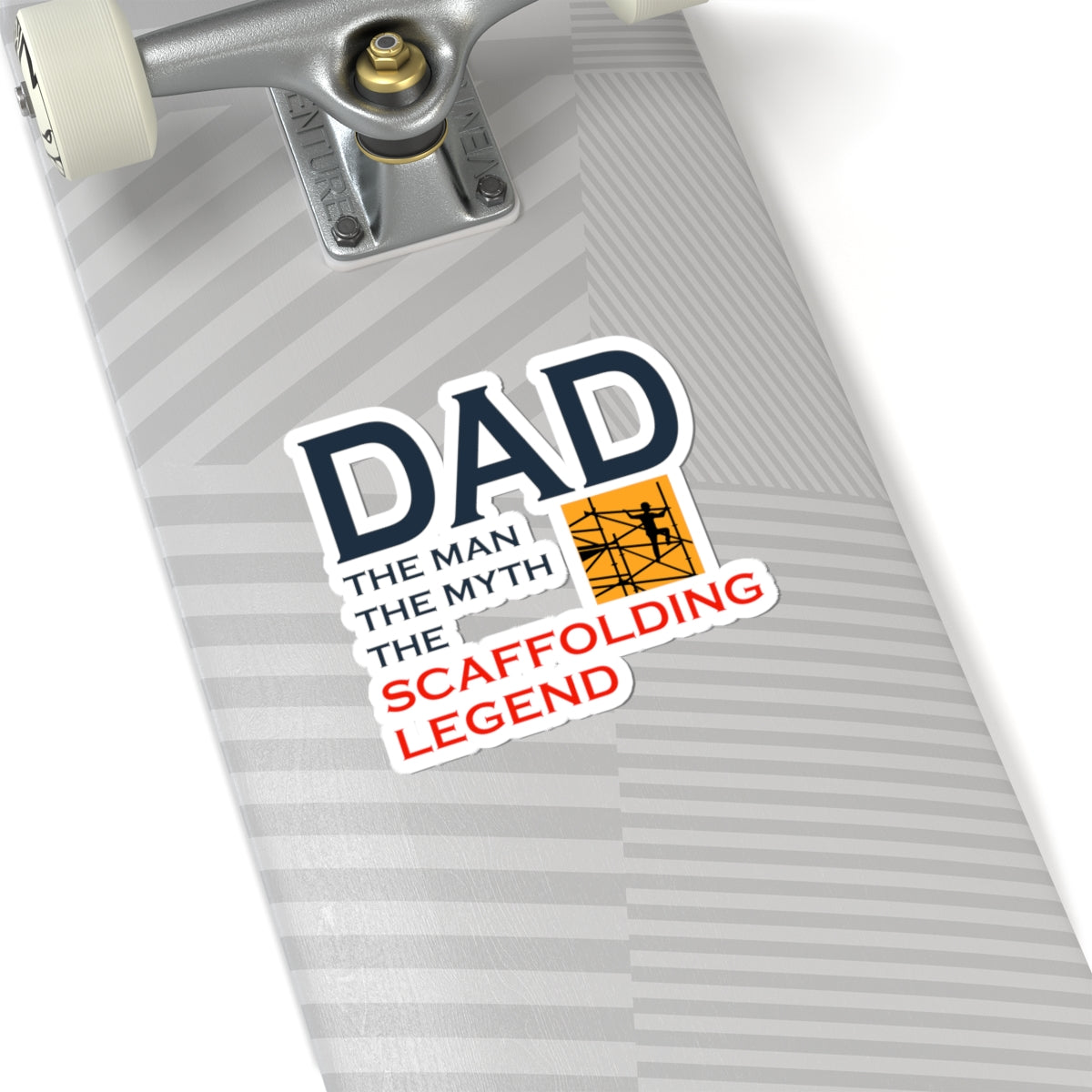 Scaffolding Legend Dad Sticker - Builder Pride Vinyl Decal for Construction Dads & Trade Veterans