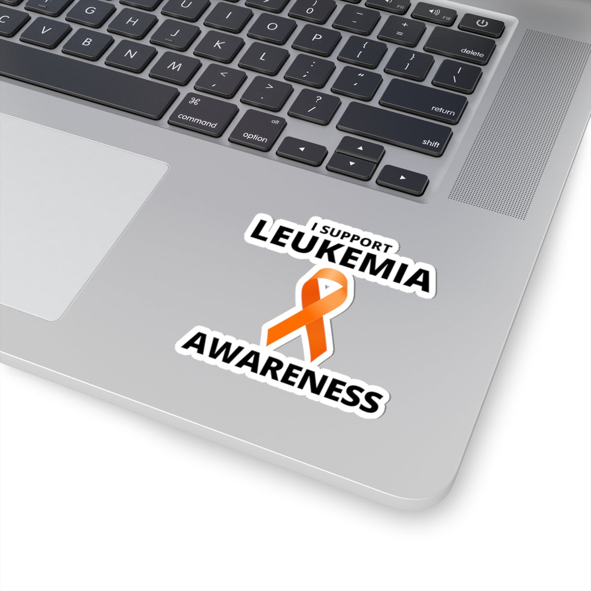 Leukemia Awareness Ribbon Sticker - Orange Support Vinyl Decal for Survivors, Fighters, and Families