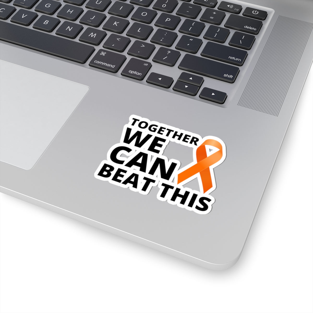 Leukemia Awareness Ribbon Sticker - Together We Can Vinyl Decal for Survivors, Patients, and Families