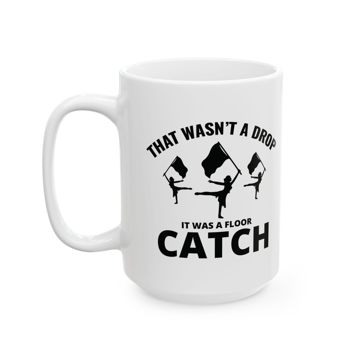 Color Guard Mug - Floor Catch Fun Design for Enthusiasts