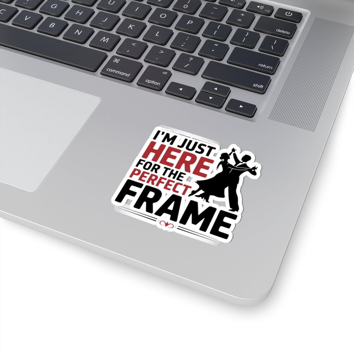 Ballroom Dance Sticker - Perfect Frame Humor Vinyl Decal for Dancers, Instructors, Partners, Studio Gear