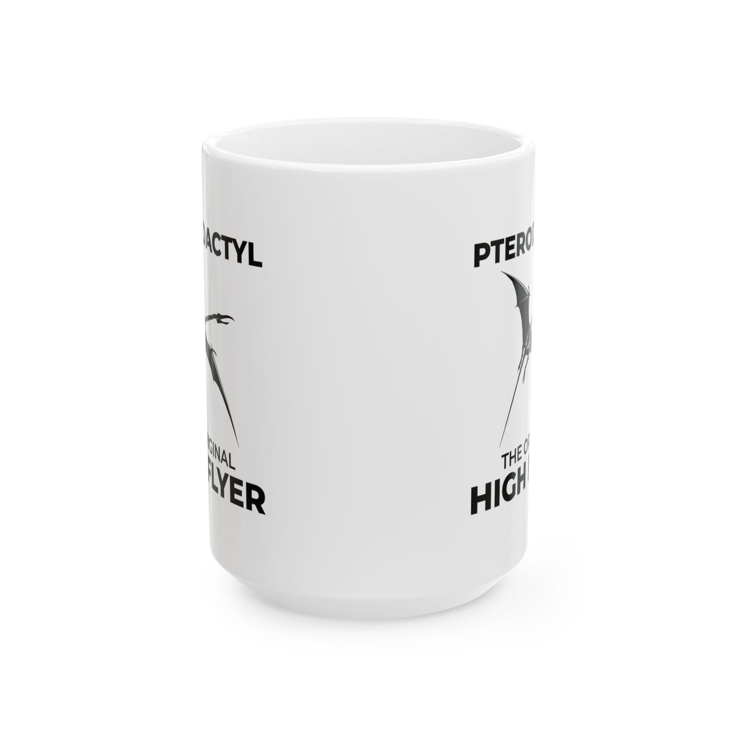 Dinosaur Fossil Mug Pterodactyl Skeleton for Flying Reptile Fans