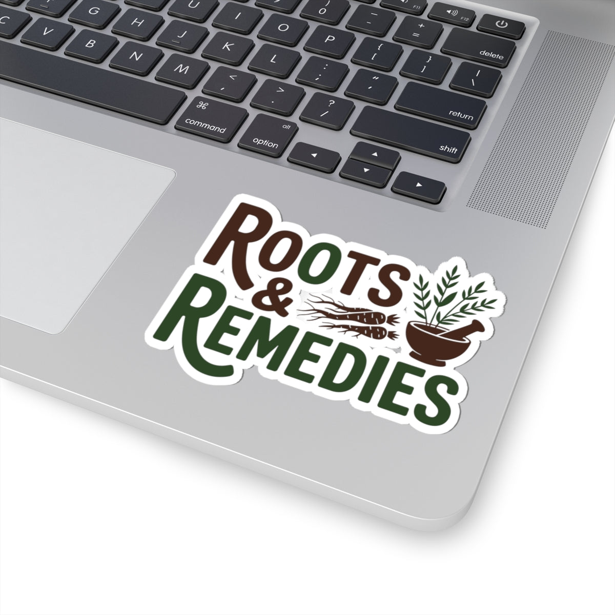 Botanical Healing Decal - Traditional Remedies Vinyl Sticker for Herbalists, Holistic Healers