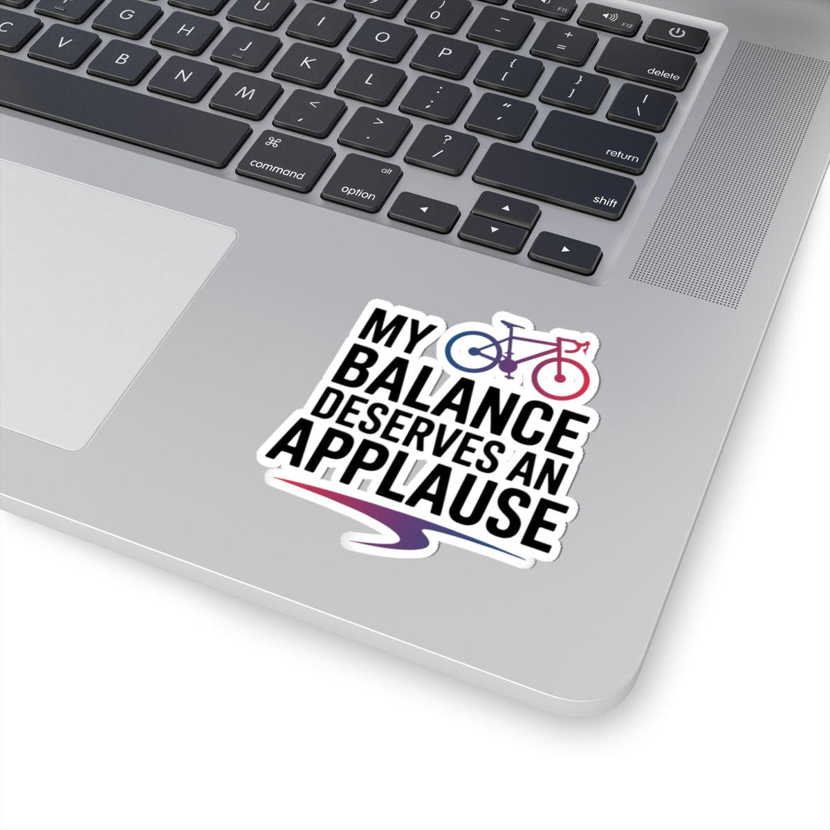 Funny Indoor Cycling Sticker - Artistic Gymnastic Bike Vinyl Decal for Rhythmic Cyclists, Coach, Fans