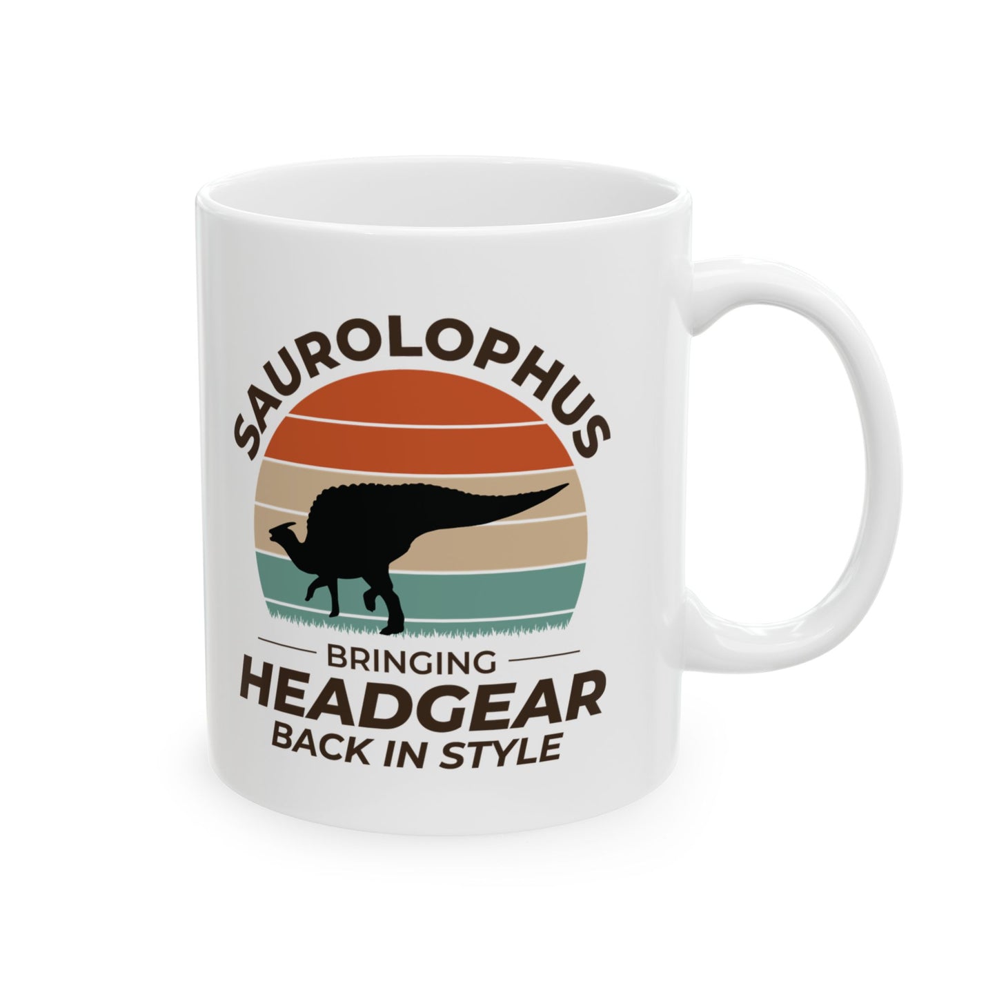Dinosaur Fossil Mug - Saurolophus, Crested - Dino Collector