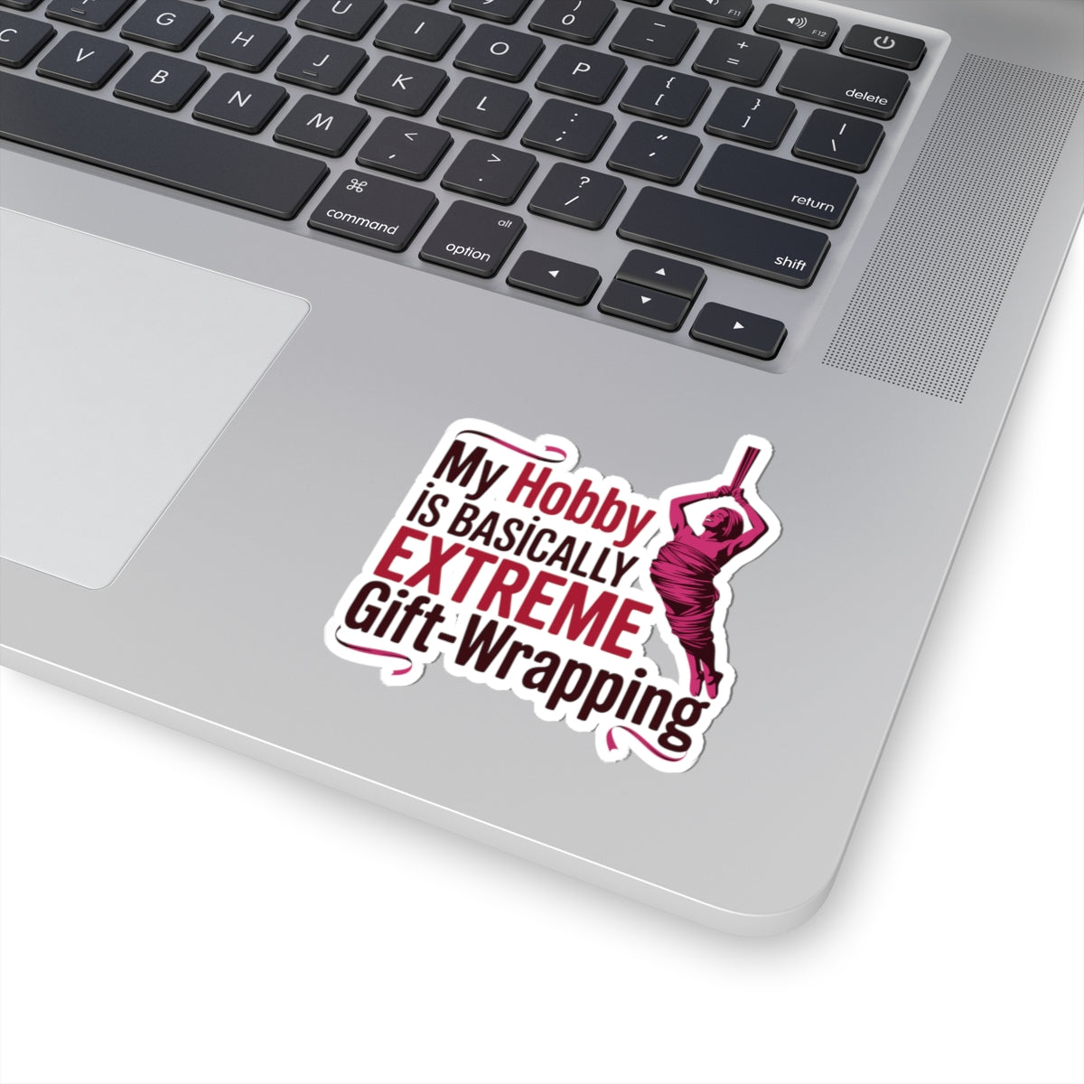 Aerial Silk Sticker – Funny Hobby Quote Decal for Aerialists, Circus Performers & Silk Wrap Artists