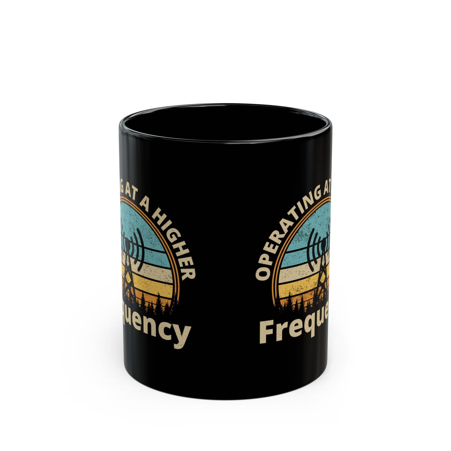 Amateur Ham Radio Operator Mug - Frequency Focus for RF Engineers & Hams 11 oz