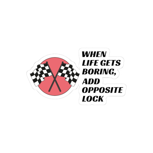 Drifting Drift Racing Sticker Vinyl Motorsport Opposite Lock Drift Technique Sliding Fans