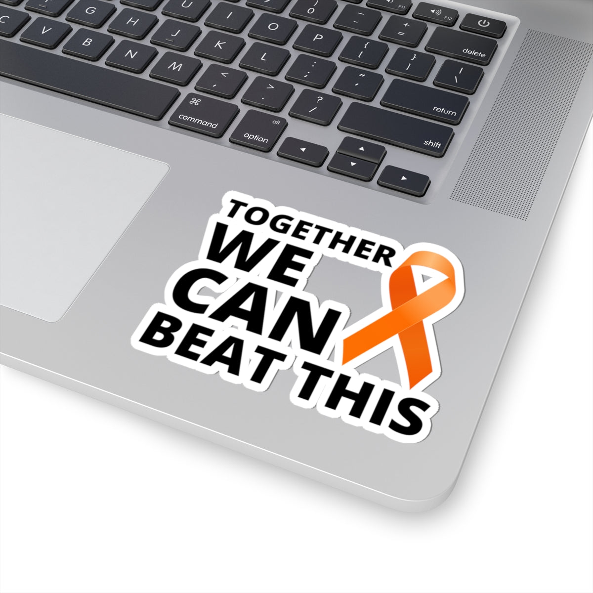 Leukemia Awareness Ribbon Sticker - Together We Can Vinyl Decal for Survivors, Patients, and Families
