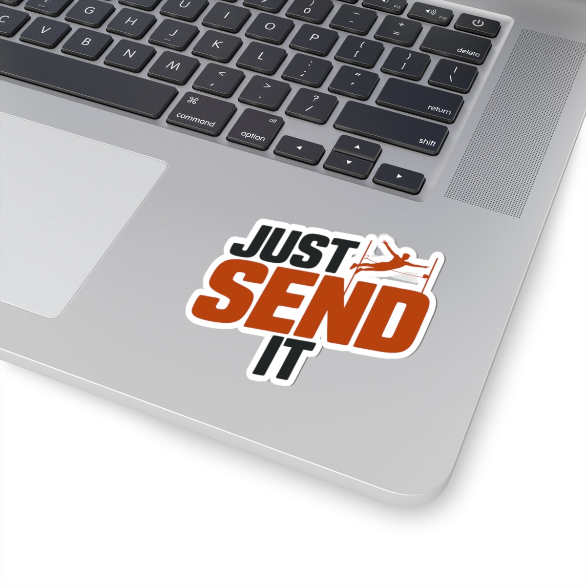 Pole Vault Sticker – Bold Just Send It Fearless Sport Decal for Track & Field Athletes Teen Vaulters