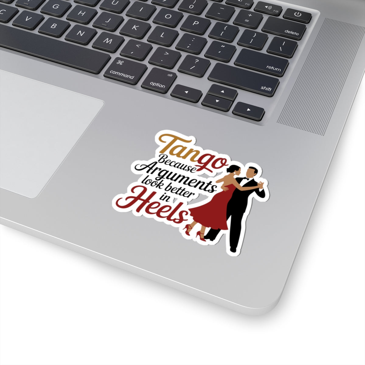 Tango Style Sticker - Heeled Arguments Vinyl Decal for Dancers, Fashionable Performers