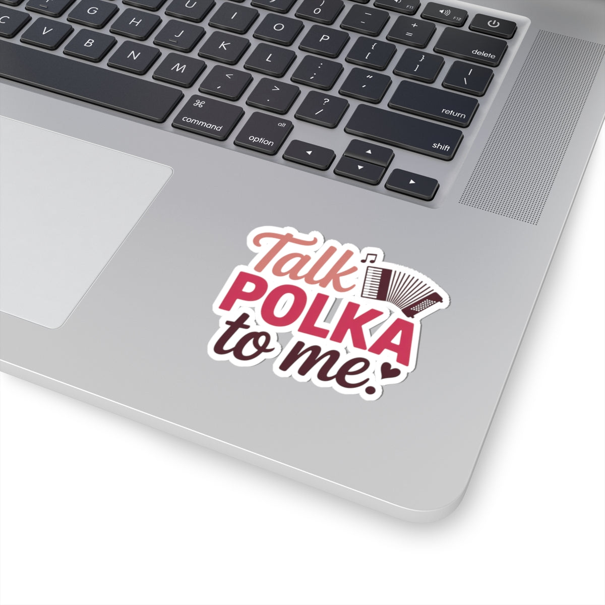 Polka Sticker - Flirty Talk Decal for Accordionists, Dance Fans