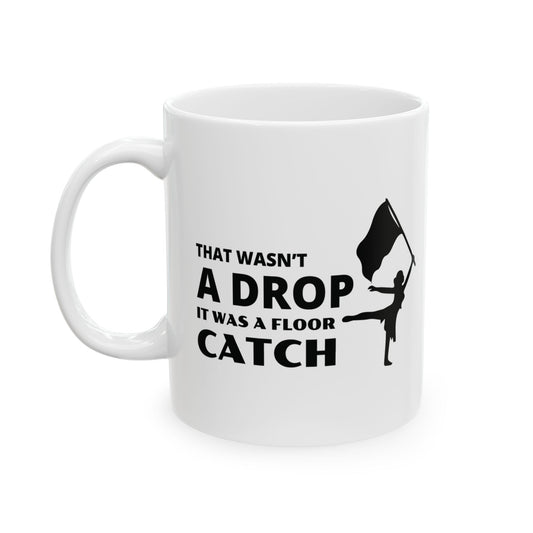 Color Guard Mug - Floor Catch Design for Performers & Fans