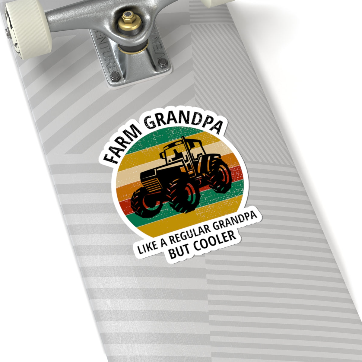 Farm Grandpa Cool Sticker - Agricultural Pride Vinyl Decal for Farmers & Family Traditions
