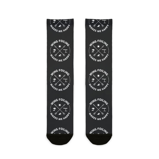 Wing Foiling Socks - Fun Design for Those Who Love Foiling